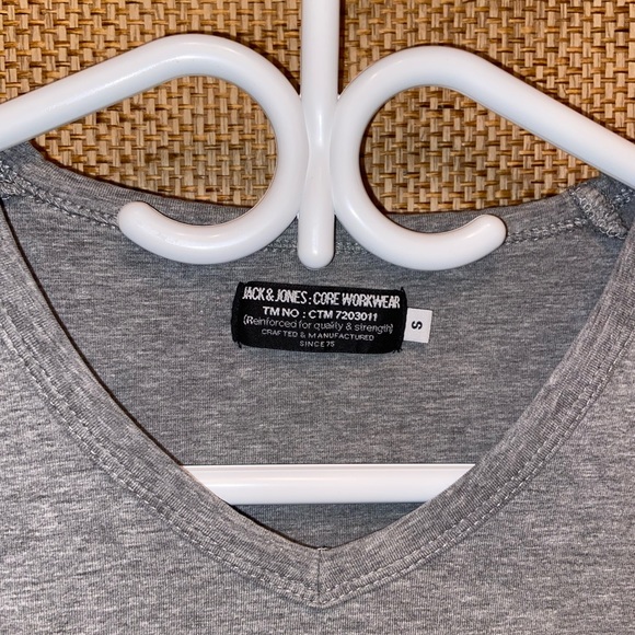 Jack and Jones - Grey V-Neck - Picture 3 of 6